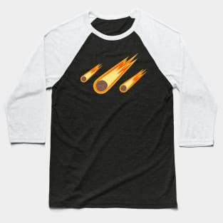 Asteroid Space Comet Baseball T-Shirt